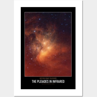 High Resolution Astronomy The Pleiades in Infrared Posters and Art